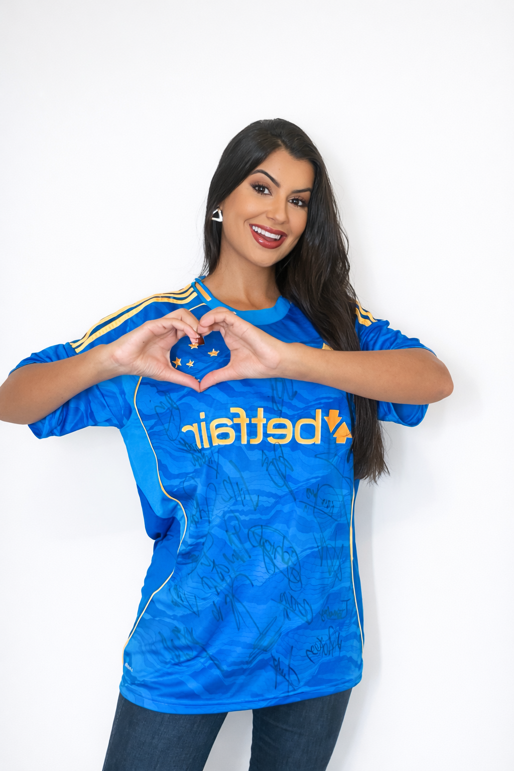 Camisa Autografada do Cruzeiro 